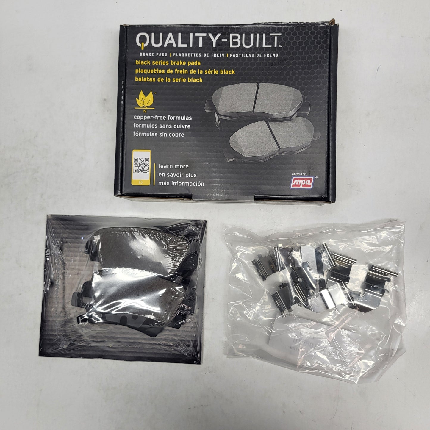 QUALITY-BUILT Ceramic Disc Brake Pad Set Black Rear 1003-1445C