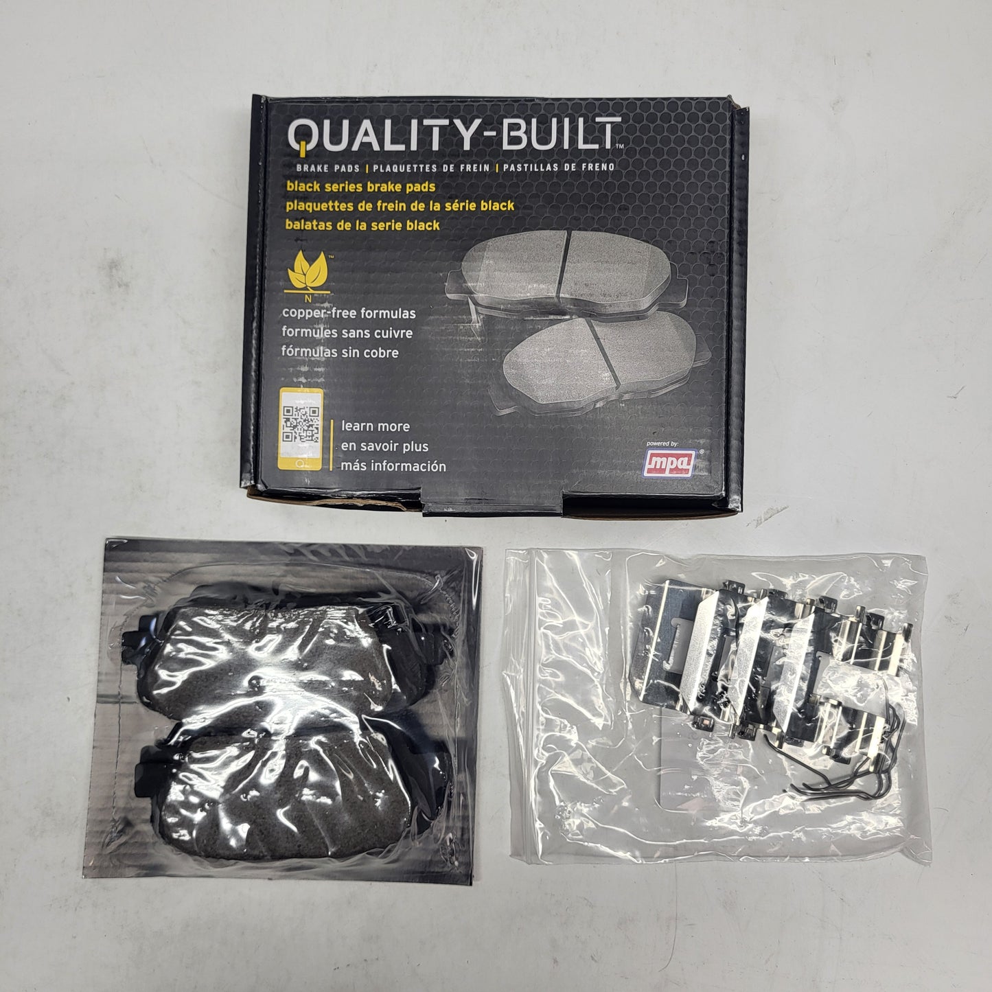QUALITY-BUILT Ceramic Disc Brake Pad Set Black Rear 1003-1916C