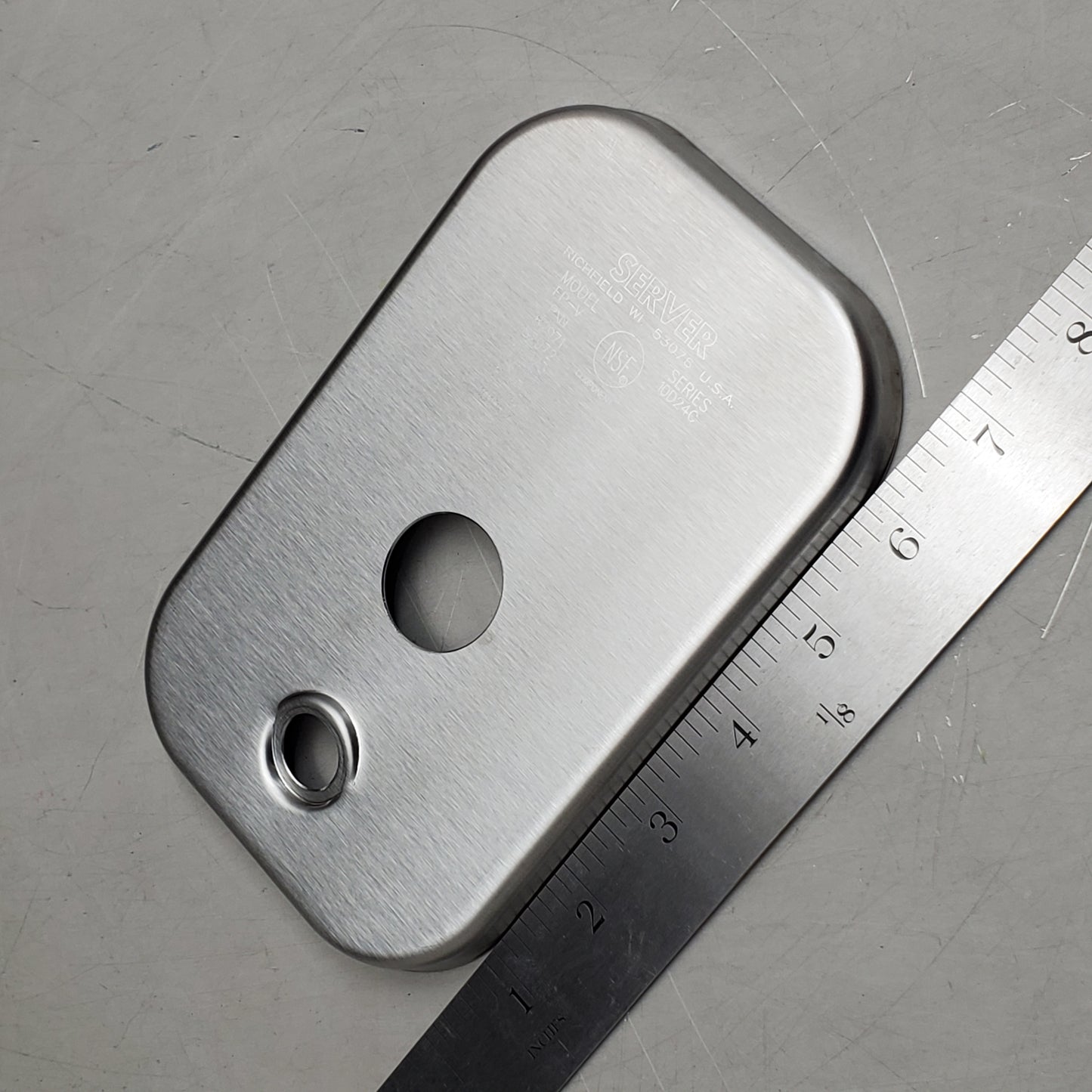 SERVER Stainless Steel Pump Assembly Coffee Starbucks CBS W/ Lid 10" FP-V 10D24C