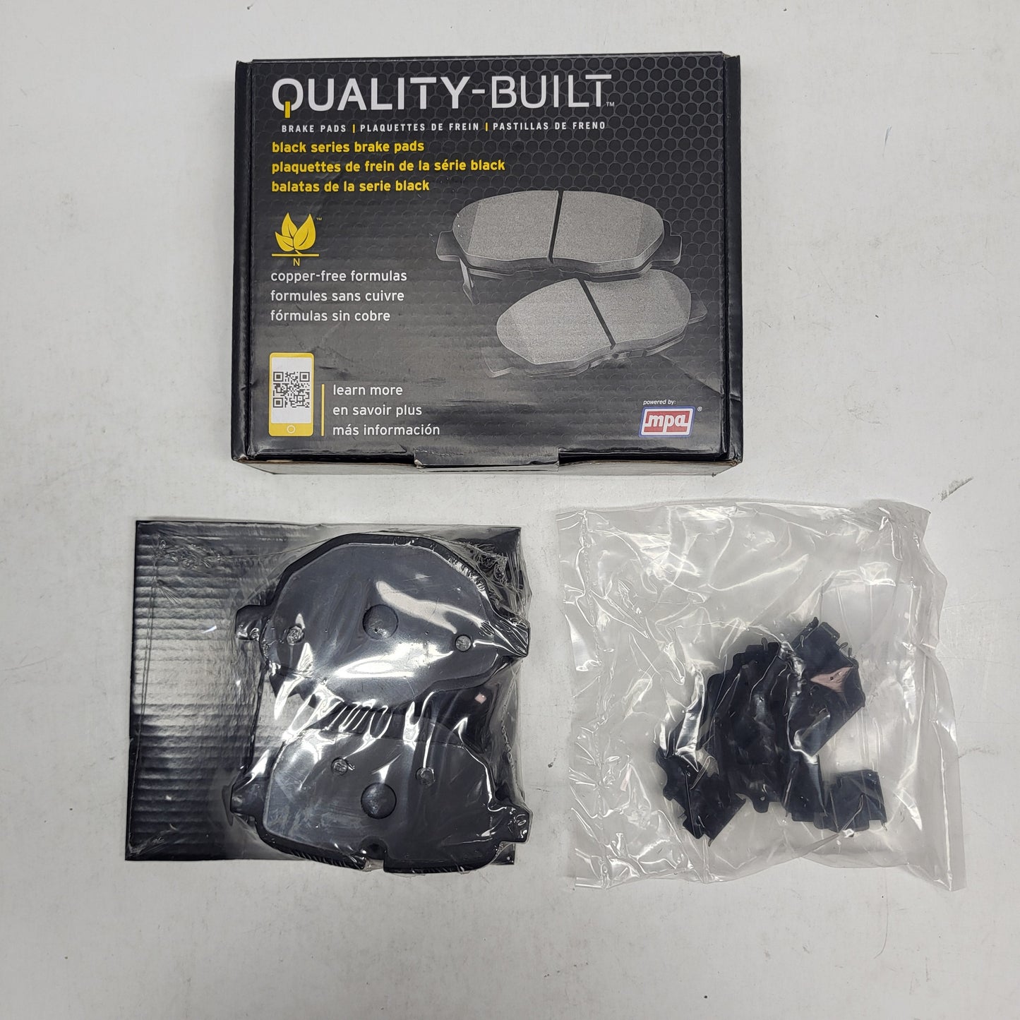 QUALITY-BUILT Ceramic Disc Brake Pad Set Black Rear 1003-1473C