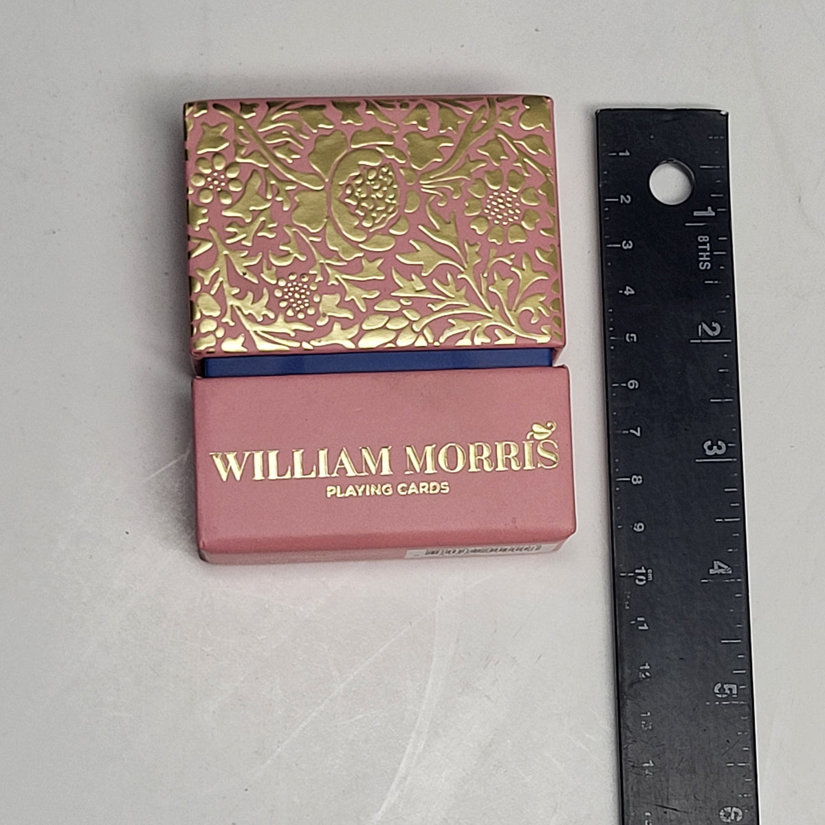 ZA@ POMEGRANATE William Morris Playing Cards Artwork Design Pink