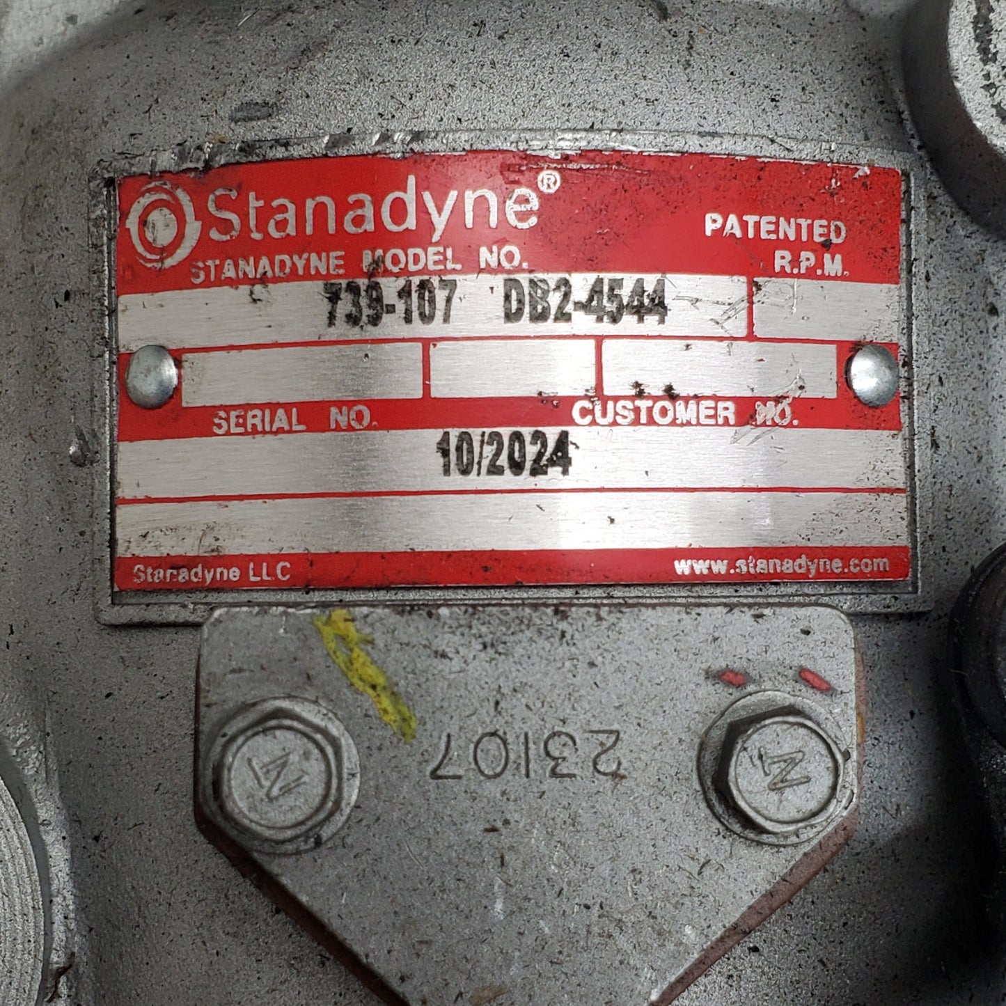 STANADYNE Diesel Fuel Injection Pump for Chevy Heavy Duty 6.2L 1986-1987 739-107 DB2-4544 (For Parts)