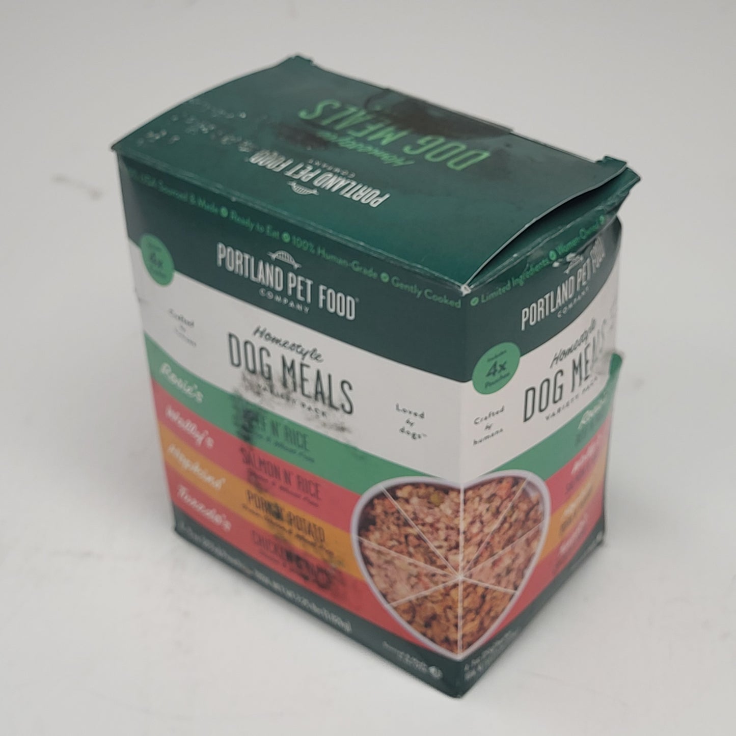 PORTLAND PET FOOD Dog Meals Variety Pack 4 Pouches 4-9 oz BB 05/27 (AS IS)