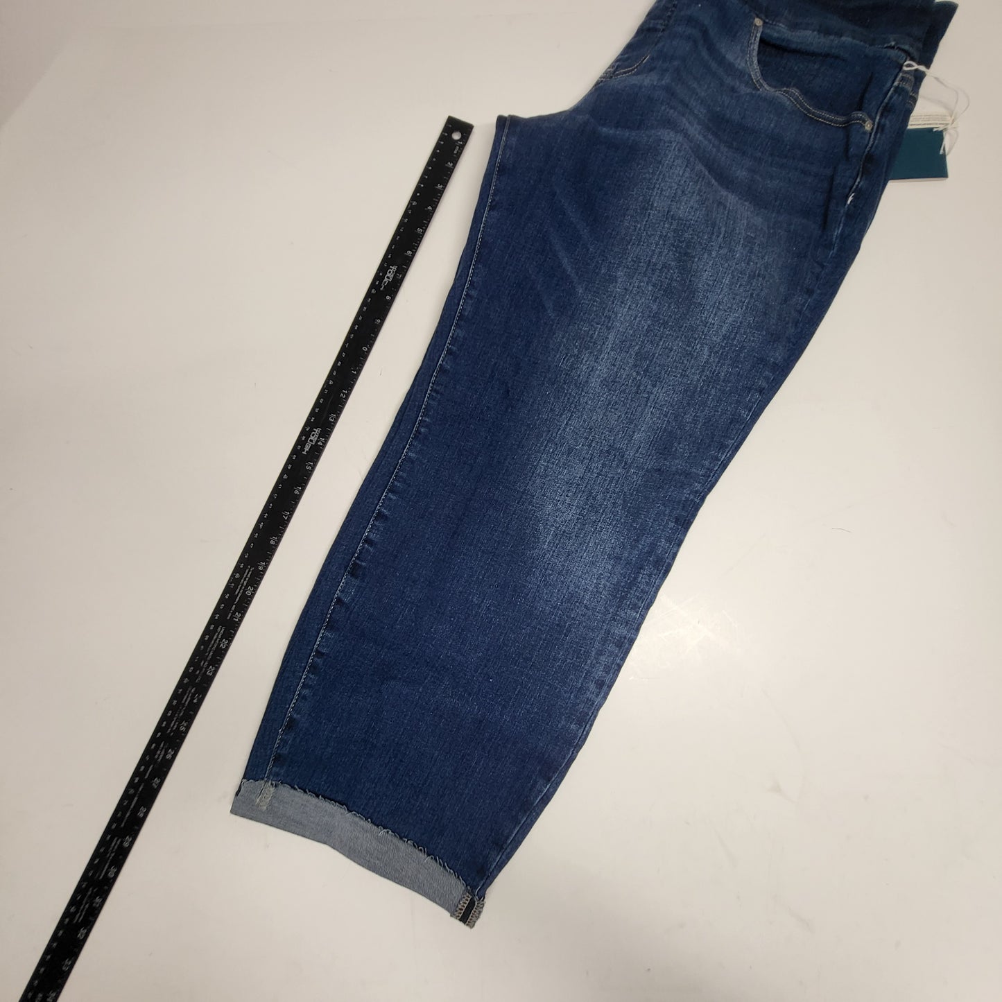 JAG Amelia Mid Rise Slim Ankle Womens Sz 24W/27 Kodiak Blue J2321EAE374