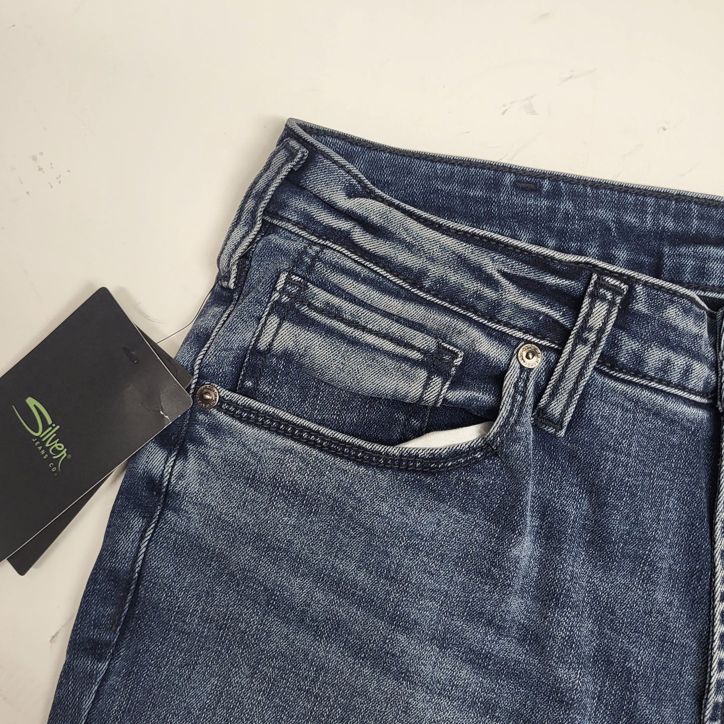 SILVER JEANS CO. Most Wanted Universal Skinny Leg Eco Friendly Sz 33/29 Indigo