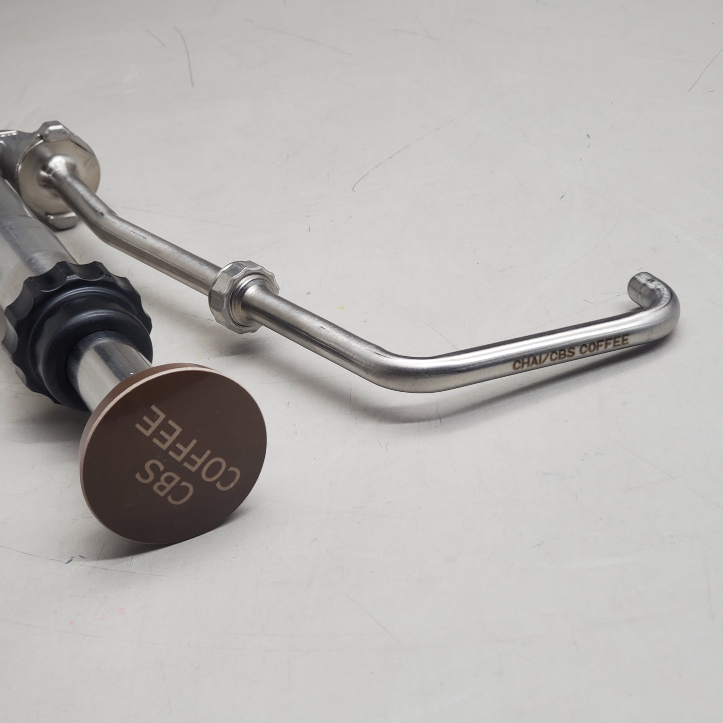 SERVER Stainless Steel Pump Assembly Coffee Starbucks CBS W/ Lid 10" FP-V 10D24C