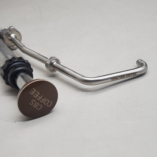 SERVER Stainless Steel Pump Assembly Coffee Starbucks CBS W/ Lid 10" FP-V 10D24C