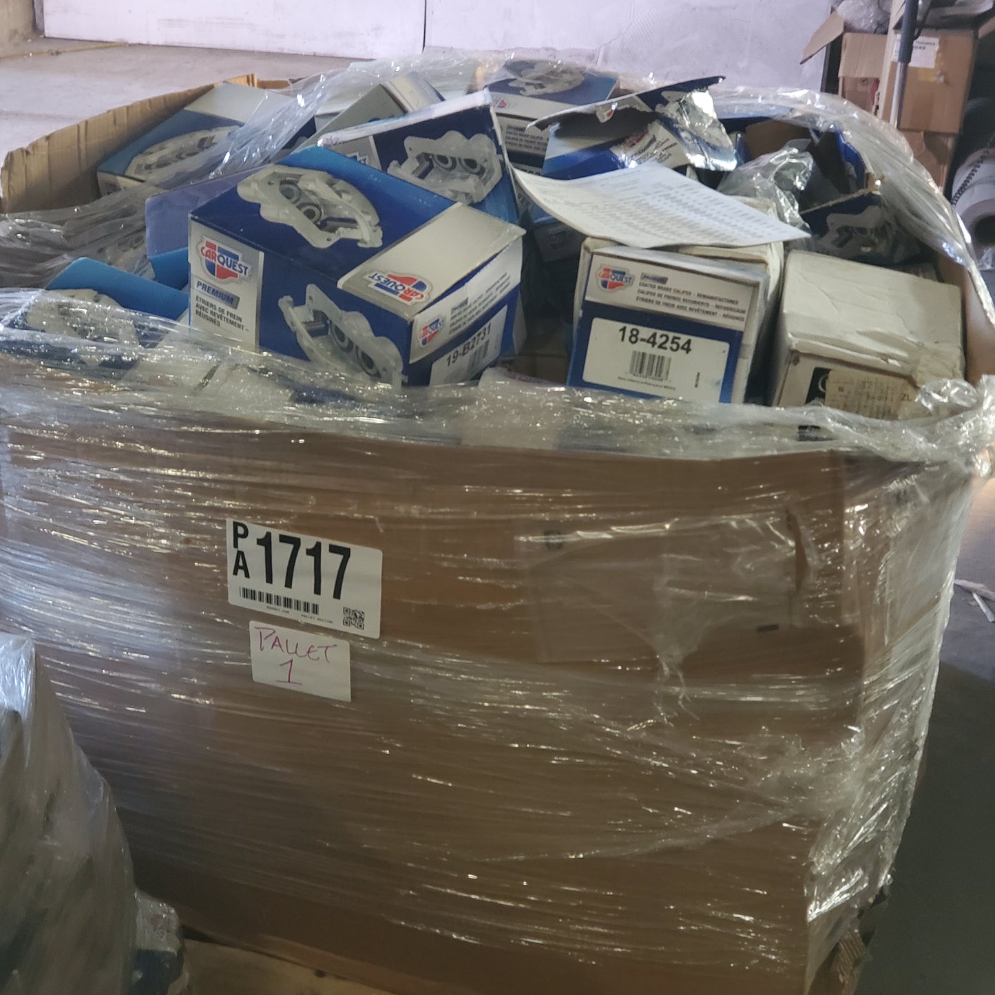 ZA@ Pallet of CAR QUEST (Two Pallets) Brake Calipers See Pictures of Manifest for Which  (New Other)