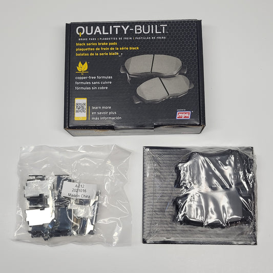 QUALITY-BUILT Ceramic Disc Brake Pad Set Black Rear 1003-1212AC
