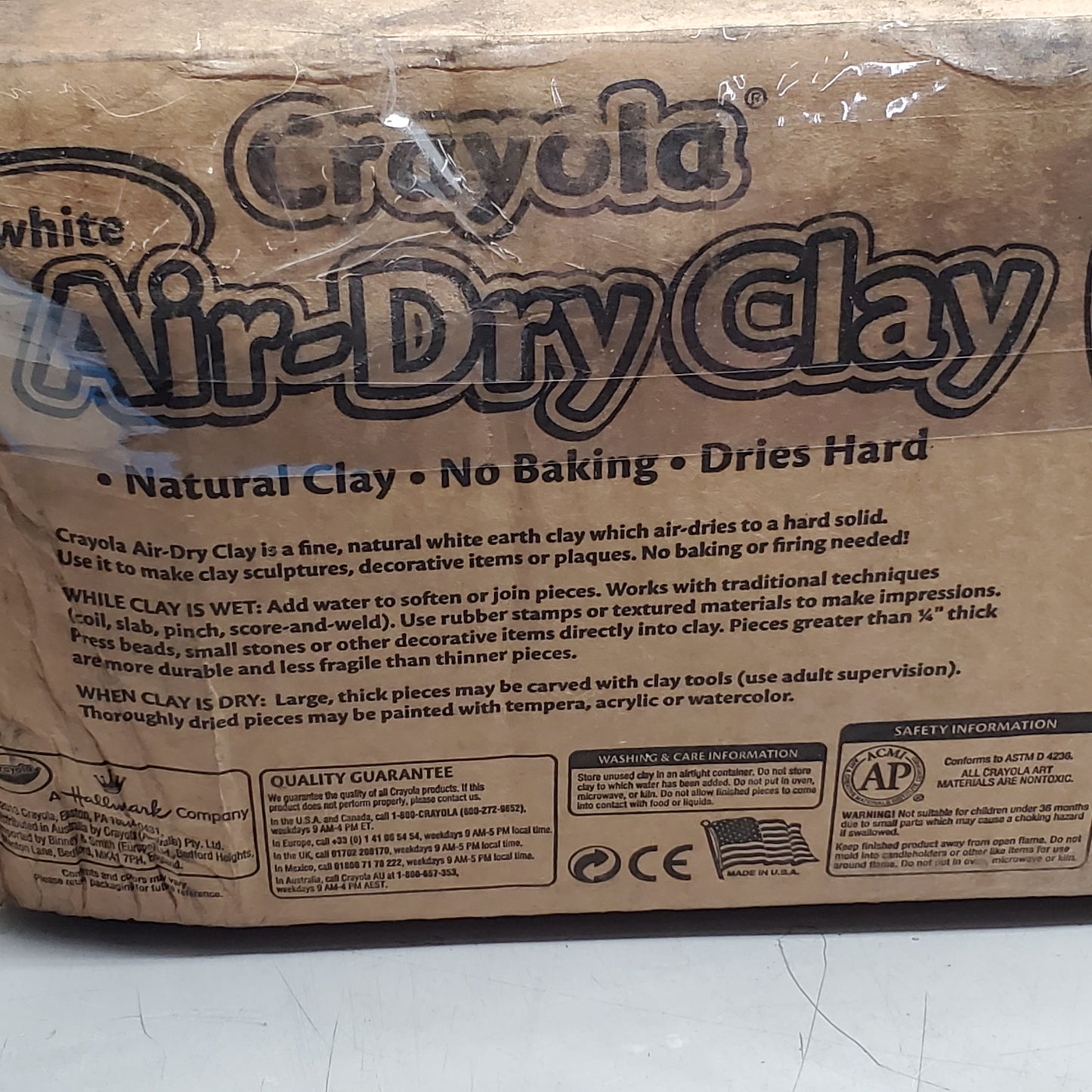 CRAYOLA Air-Dry Clay Value Pack 25 lbs White 57-5001