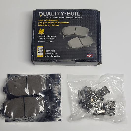 QUALITY-BUILT Ceramic Disc Brake Pad Set Black Rear 1003-1596C