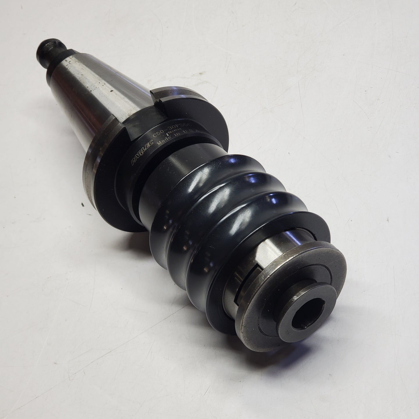 PARLEC Rigid Tapping Chuck Cnc Machining Milling Tool Holder W/ Attachment Size 3 C50-30FS5C (Used)