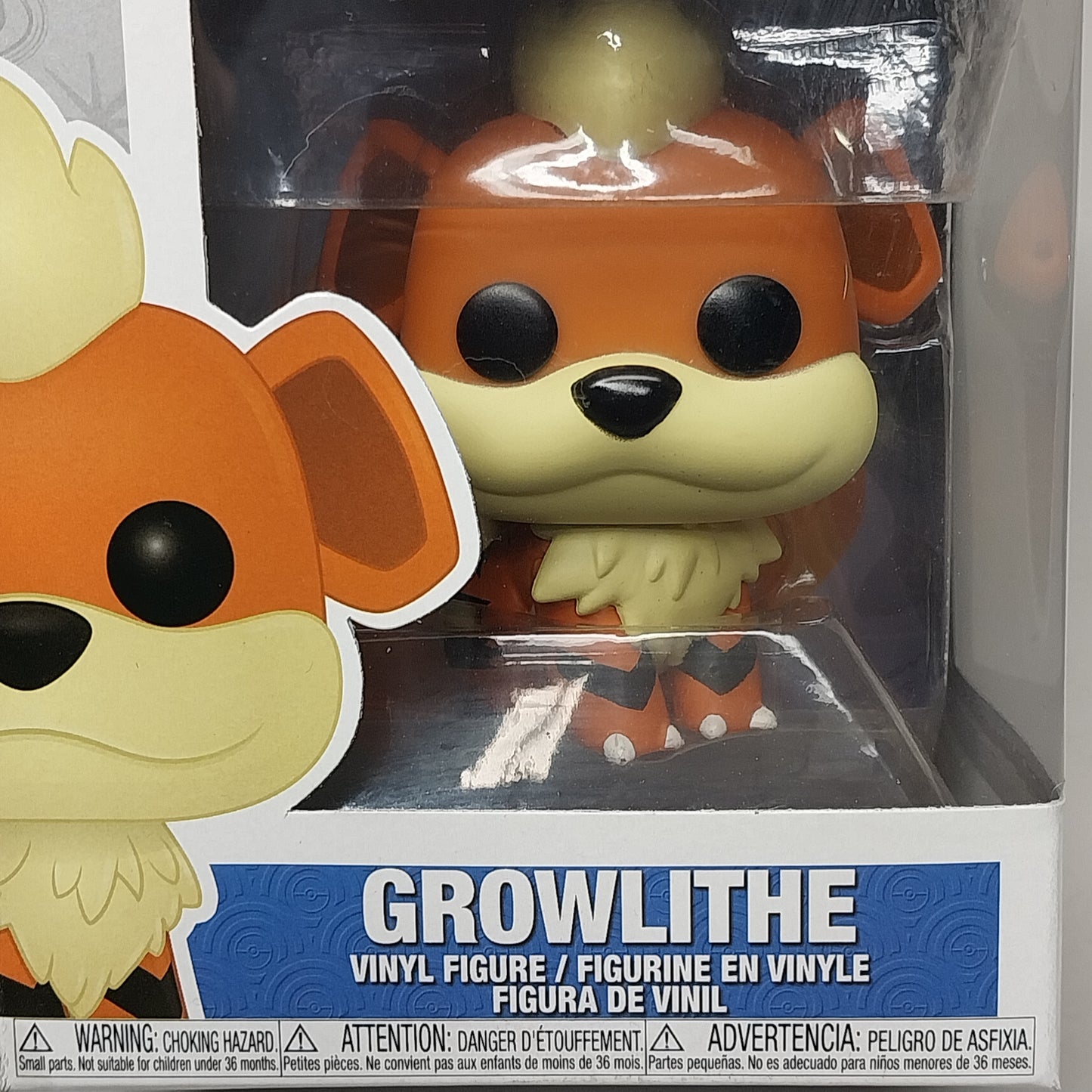 FUNKO Pop Games Pokemon 597 GROWLITHE Vinyl Figure (New)