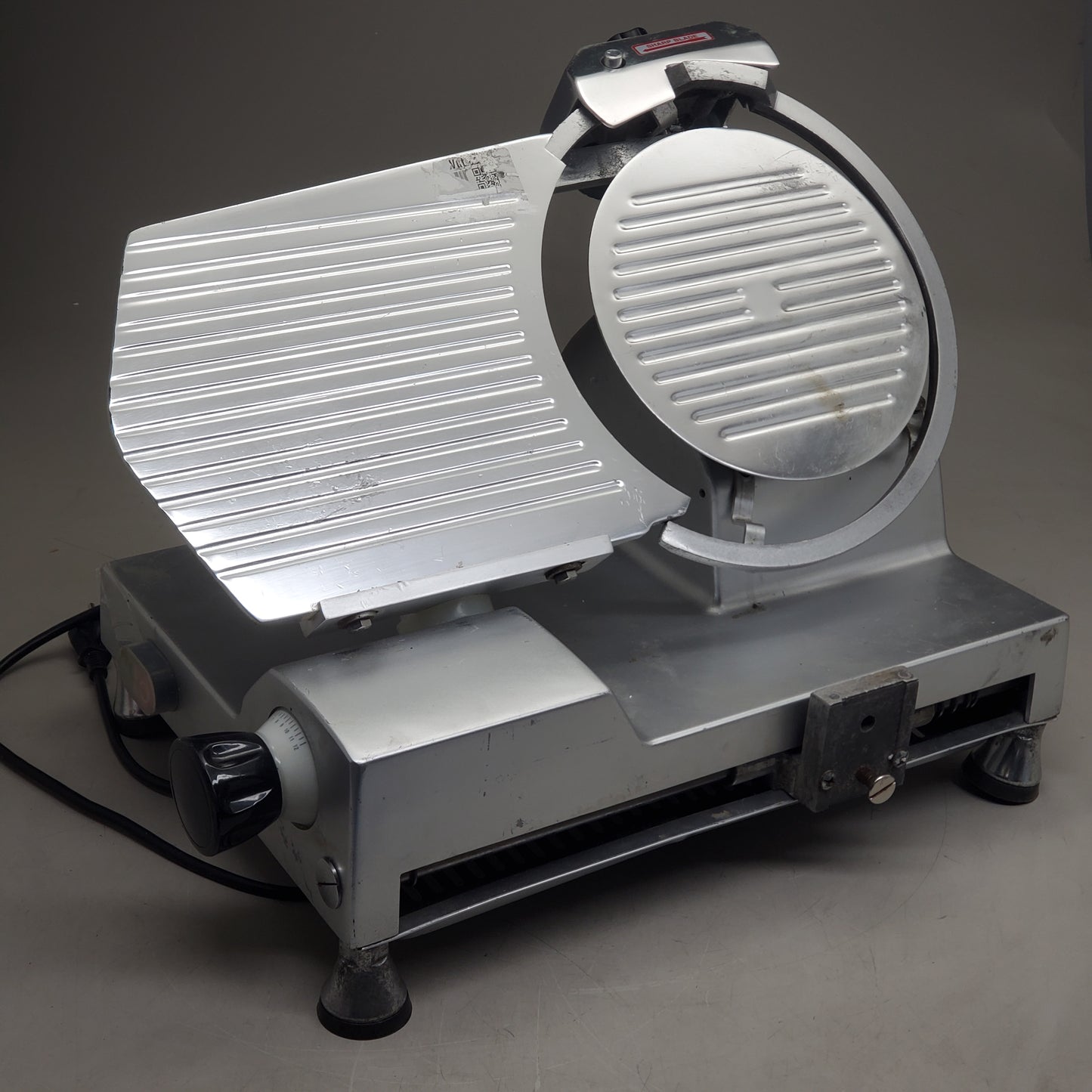 ZA@ AVANTCO Semi-Automatic Meat Slicer 12” Silver 177SL512 (Damaged AS-IS)