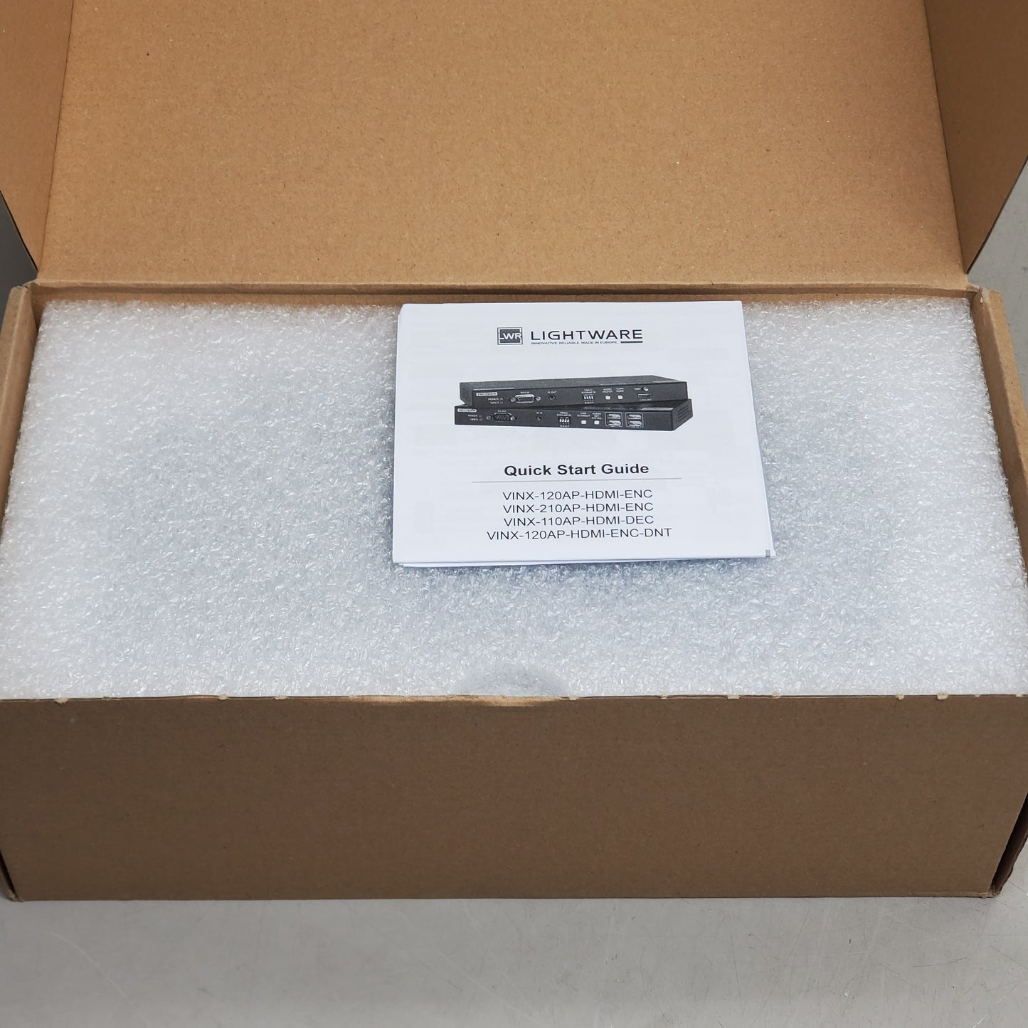 LIGHTWARE AV Over IP Scaling Multimedia Extender with Usb K+m Vinx-110ap-hdmi-dec 91810010 (Open Box)