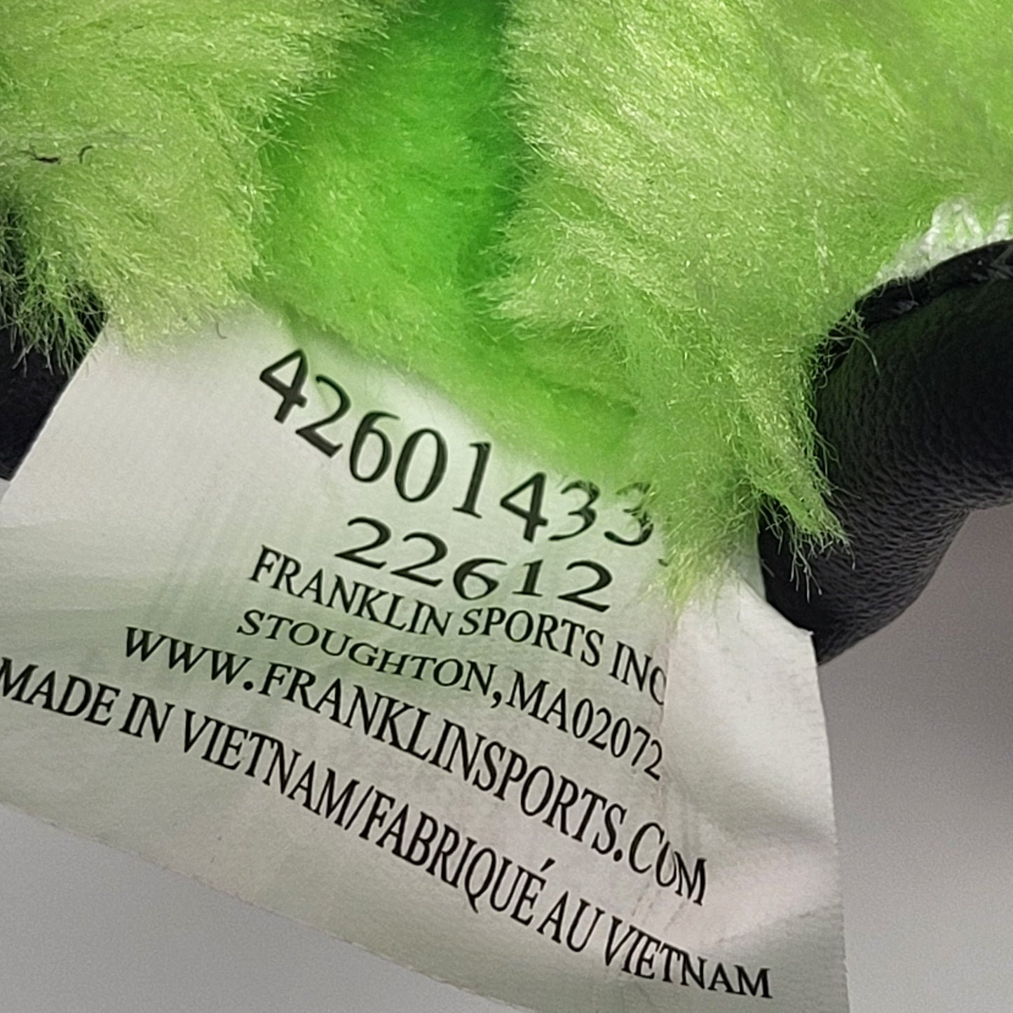 FRANKLIN Fieldmaster Baseball Glove Left Handed 11"  Black And Green 22612