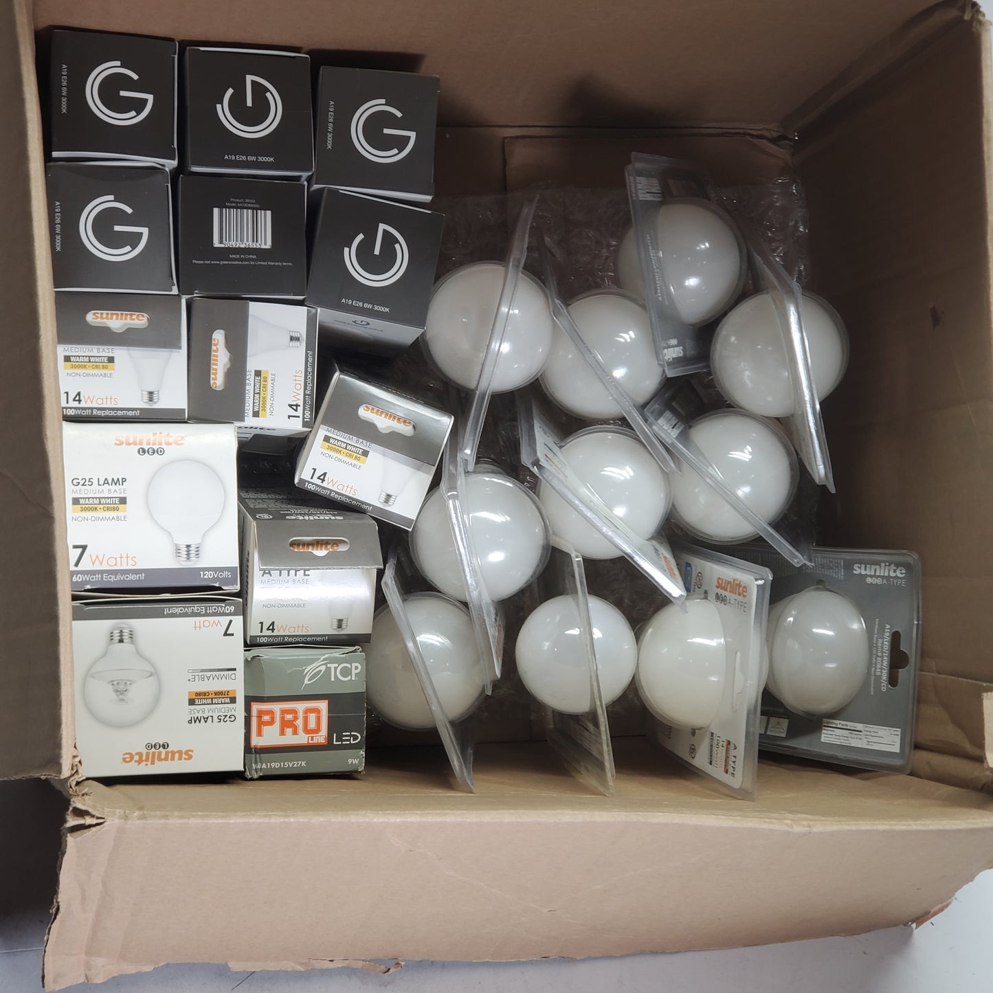 ZA@ MIXED (24 Pack) Box of Led Light Bulbs