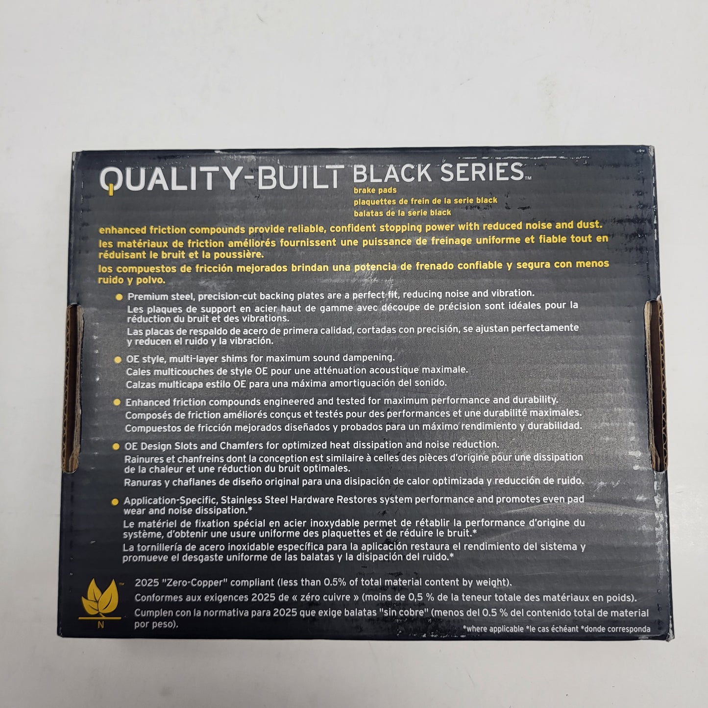 QUALITY-BUILT Ceramic Disc Brake Pad Set Black Rear 1003-1423C