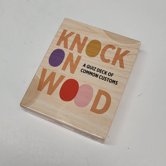 ZA@ POMEGRANATE Knock On Wood: A Quiz Deck Of Common Customs Knowledge Cards