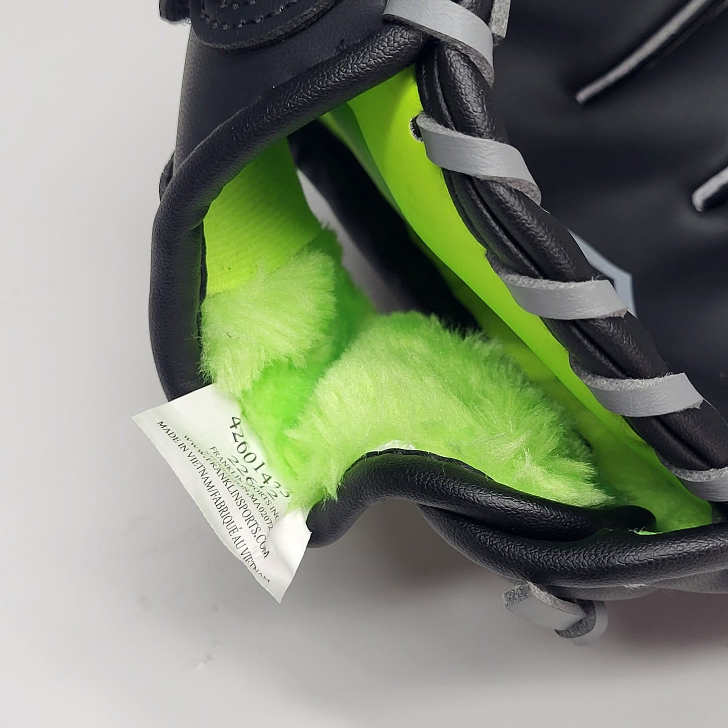 FRANKLIN Fieldmaster Baseball Glove Left Handed 11"  Black And Green 22612
