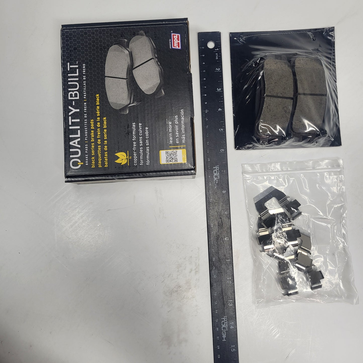 QUALITY-BUILT Ceramic Disc Brake Pad Set Black Rear 1003-0714C