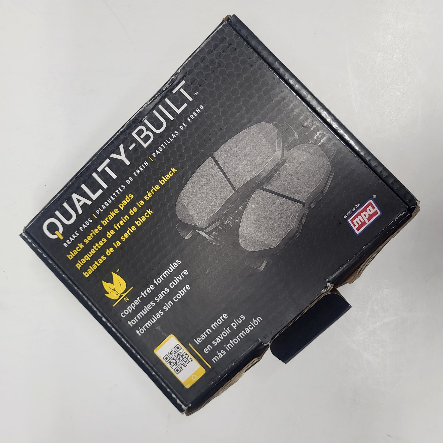 QUALITY-BUILT Ceramic Disc Brake Pad Set Black Front 1003-1184AC