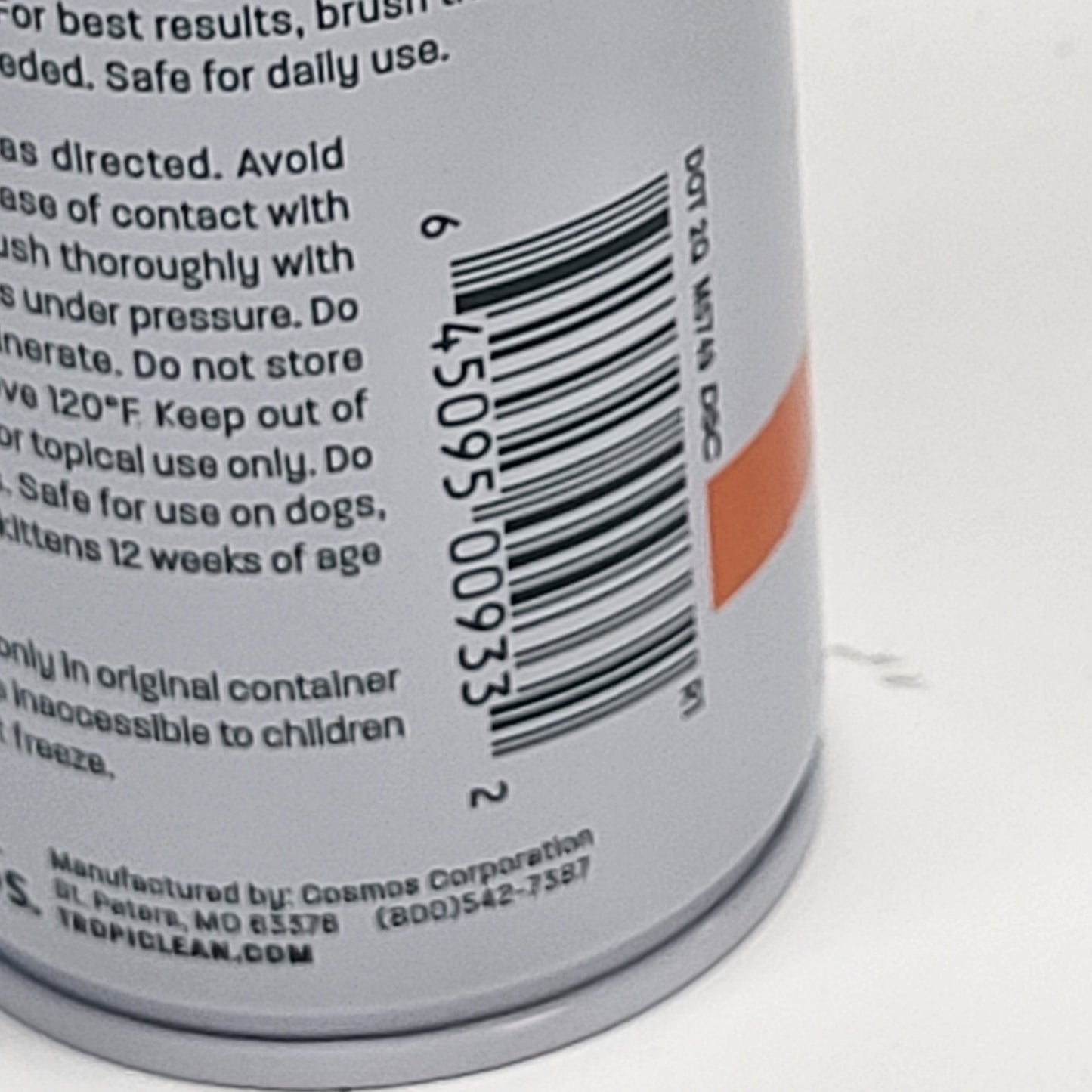 TROPICLEAN (6 PACK) Refresh Deodorizing Spray Papaya + Coconut 10 oz