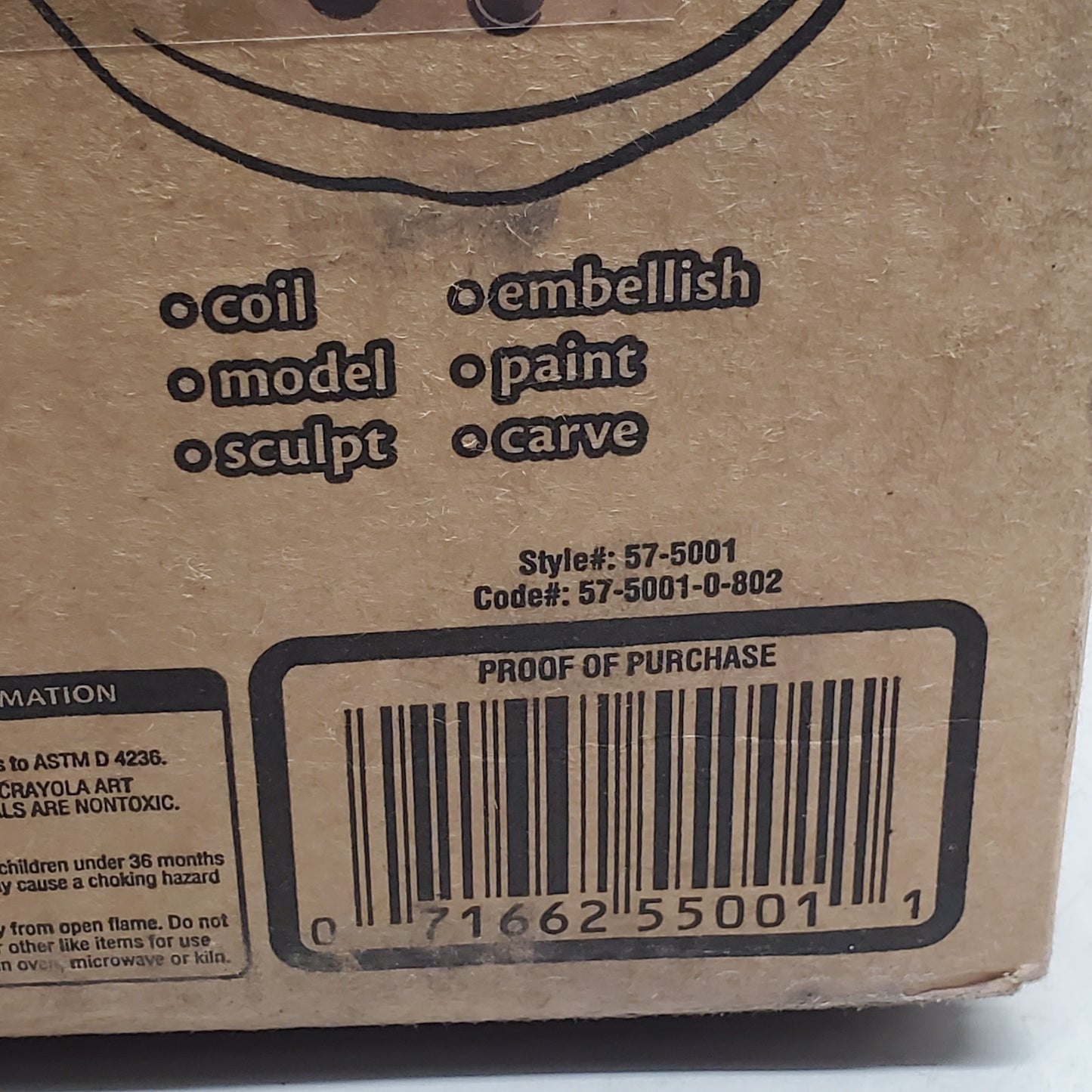 CRAYOLA Air-Dry Clay Value Pack 25 lbs White 57-5001