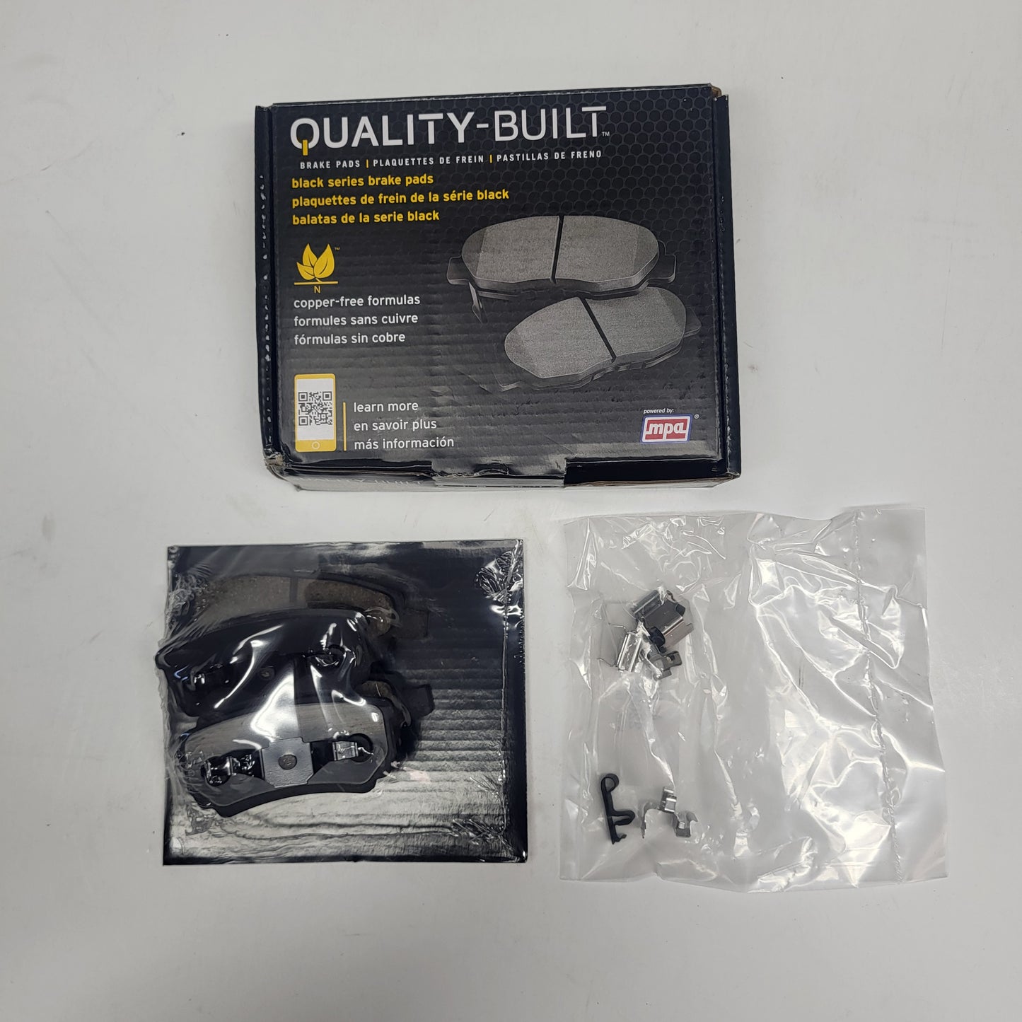 QUALITY-BUILT Ceramic Disc Brake Pad Set Black Rear 1003-1037C