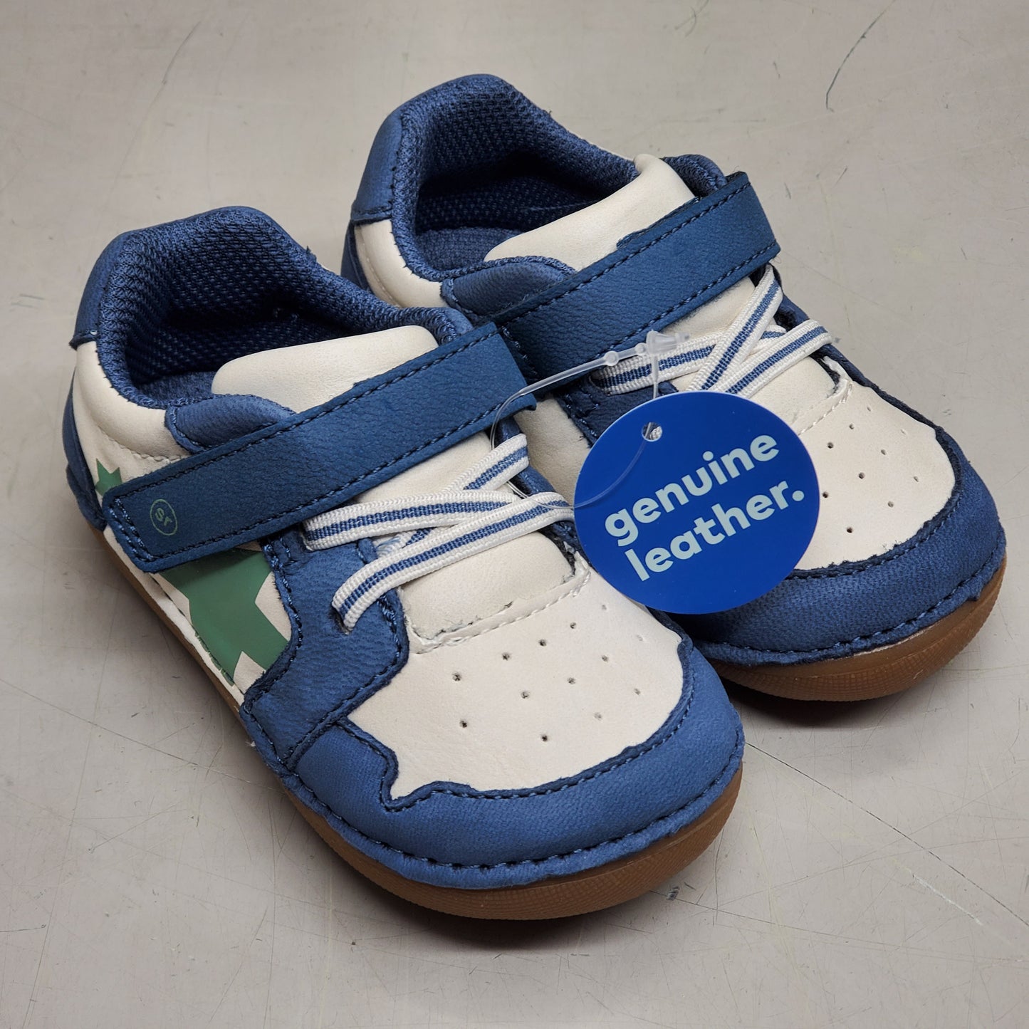 STRIDE RITE SM Waverly Sneaker Shoes Toddler SZ 5M Vintage Indigo BB038409