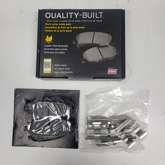 QUALITY-BUILT Semi-Metallic Disc Brake Pad Set Black Rear 1003-1114M