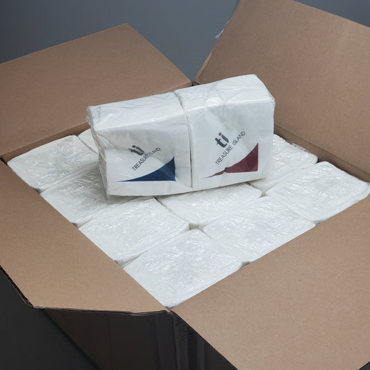 ZA@ MIDWEST (3000 PC) Natures Linen Premium Beverage Paper Napkins 10"x10" CP300 (New Other Adv) C