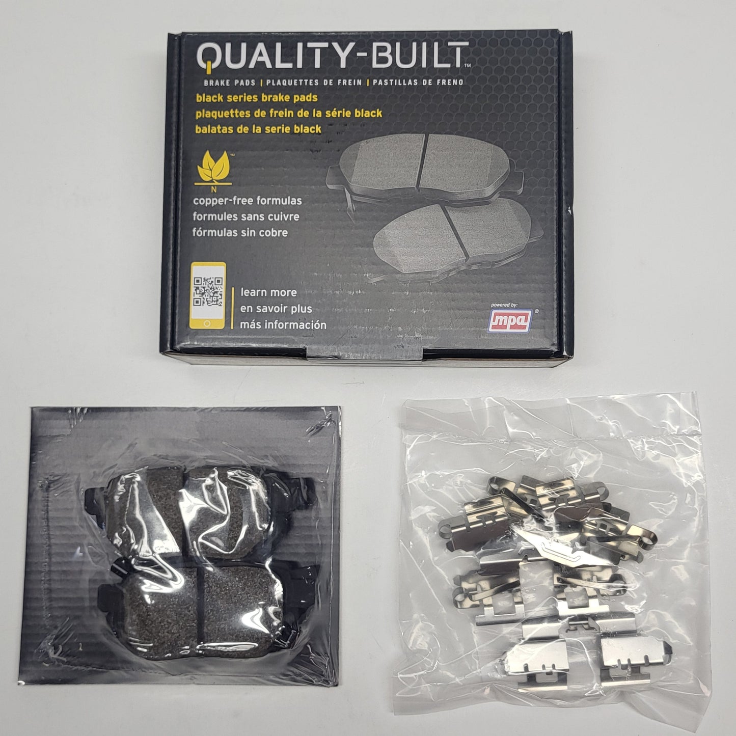 QUALITY-BUILT Ceramic Disc Brake Pad Set Black Rear 1003-1354C