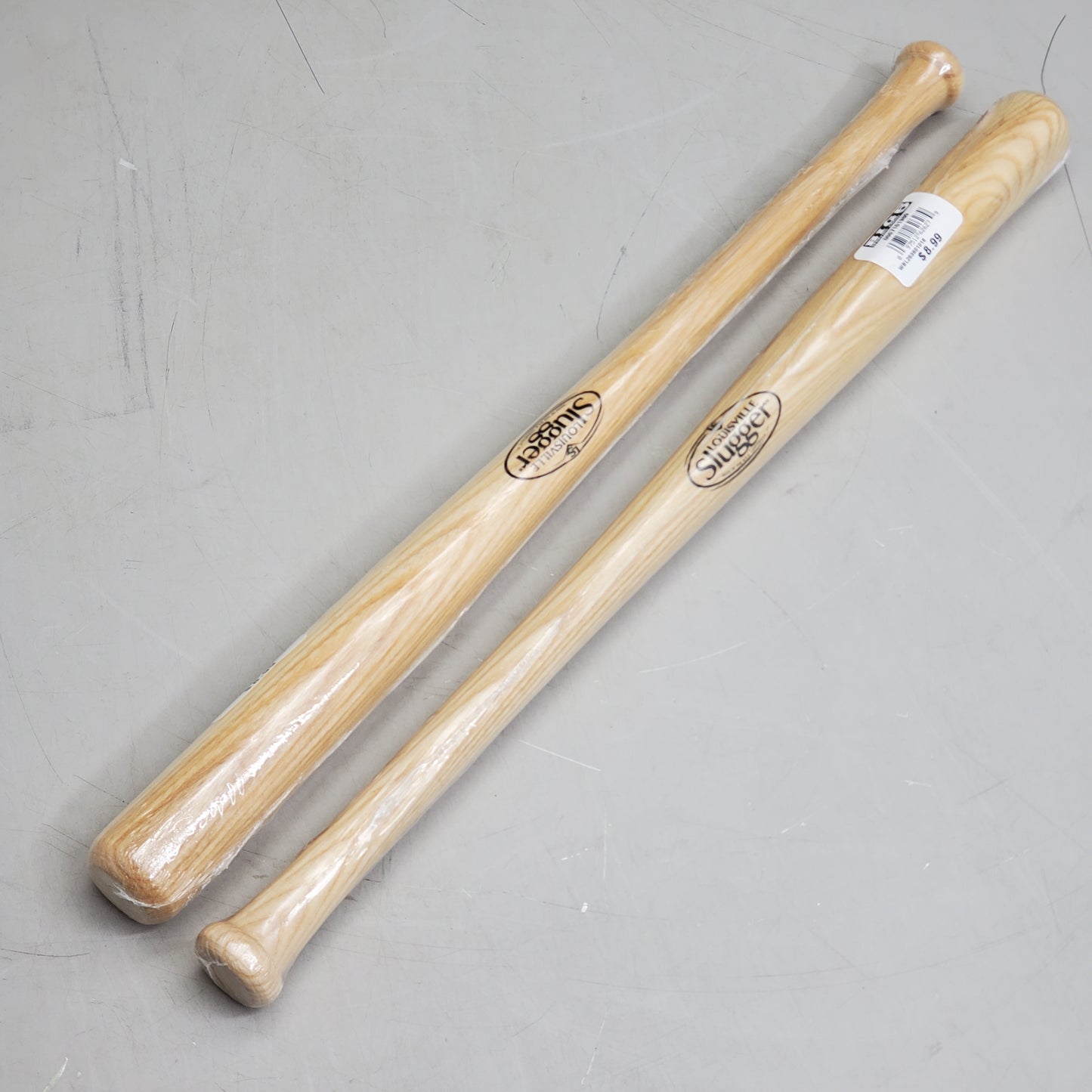 LOUISVILLE SLUGGER (2 Pack) Miniature Wood Bat 18" Raw WBL263801018