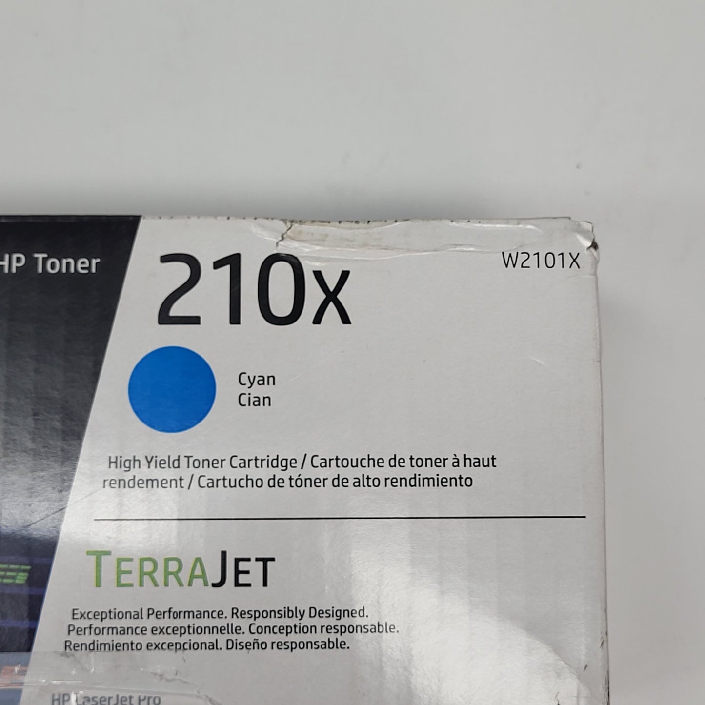 HP Laserjet Original Hp Toner 210x High Yield Cartridge Cyan W2101X