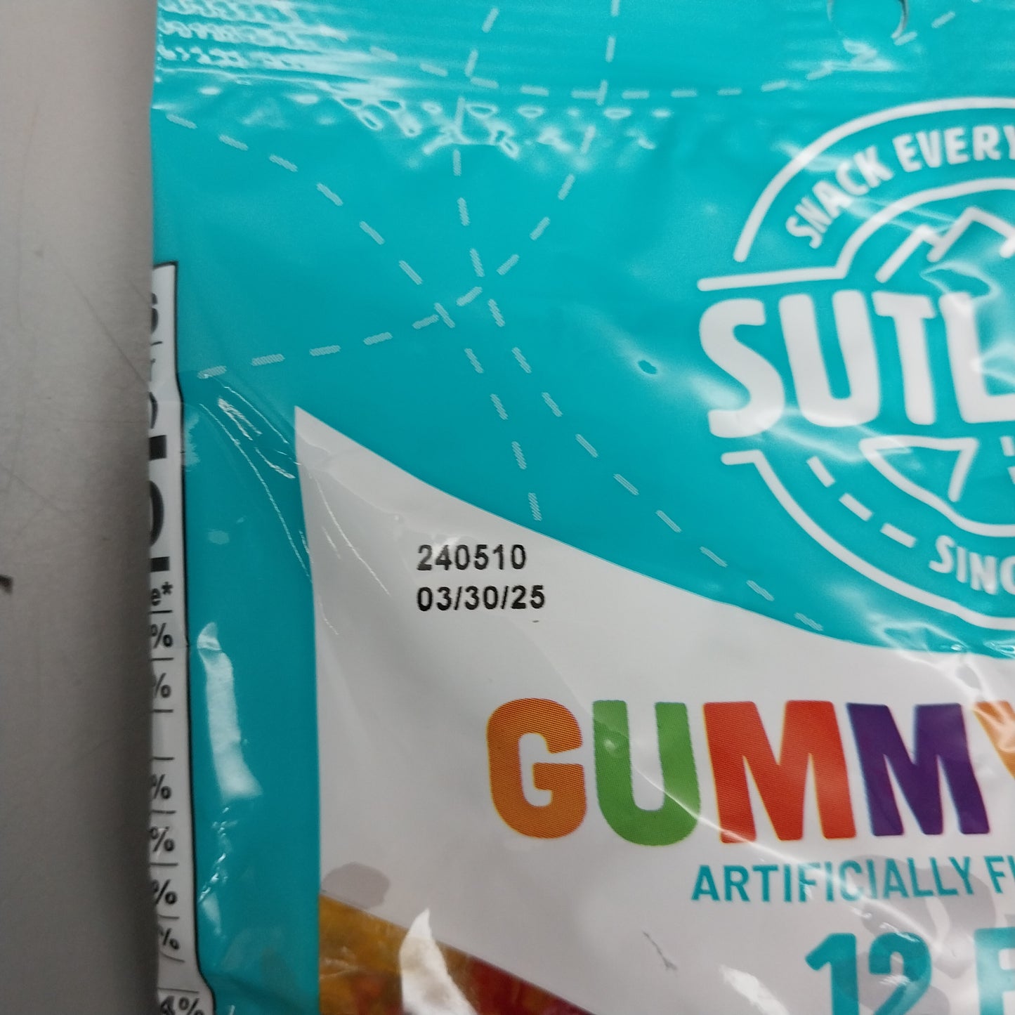 SUTLERS Gummy Bears (4-PK) 6 oz Each Artificially Flavored Gummy Candy Exp 03/2025