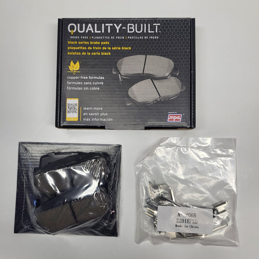 QUALITY-BUILT Ceramic Disc Brake Pad Set Black Rear 1003-1806C