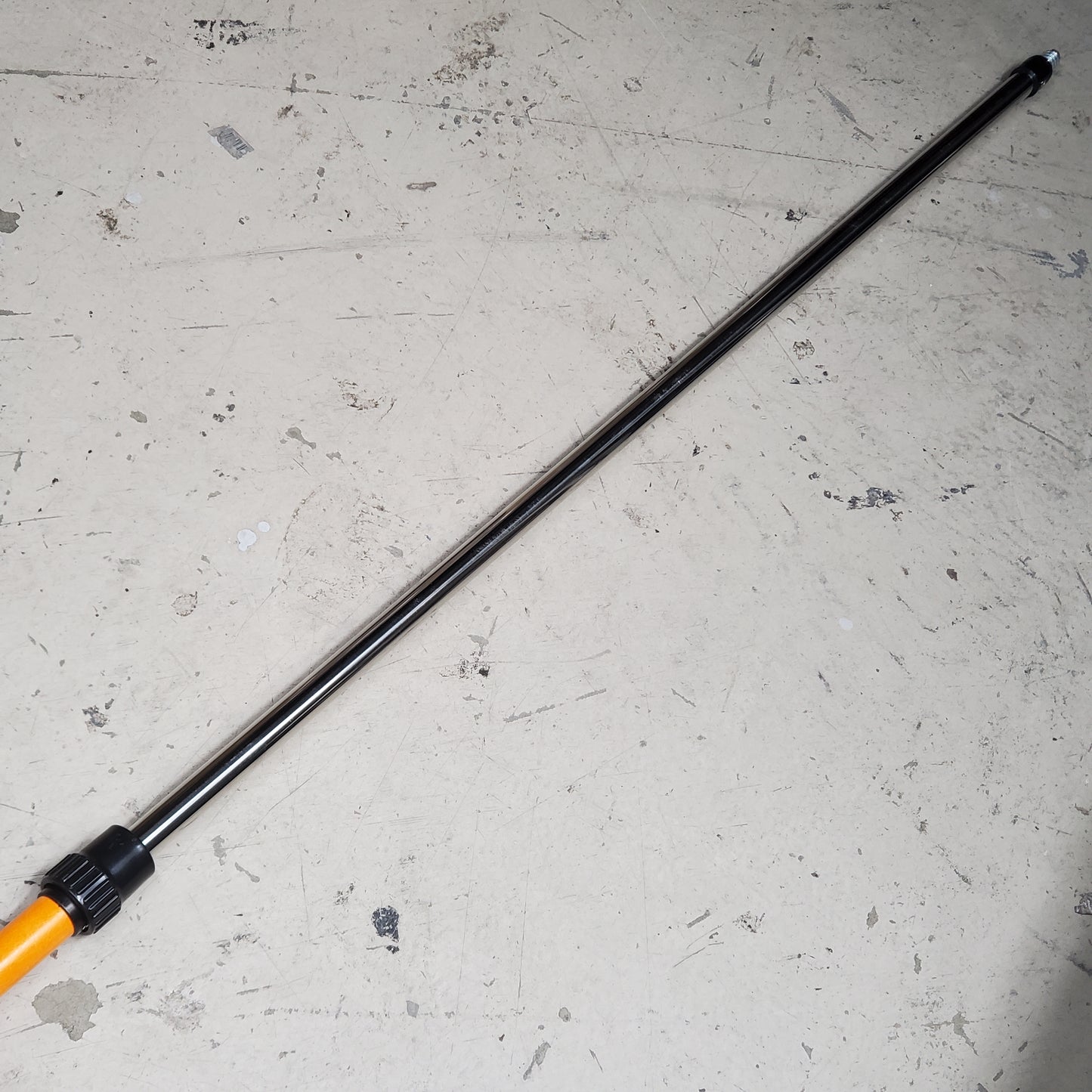 PREMIER Fiberglass & Stainless Extension Pole Heavy Duty Large Twist 5' - 10' Orange 84510