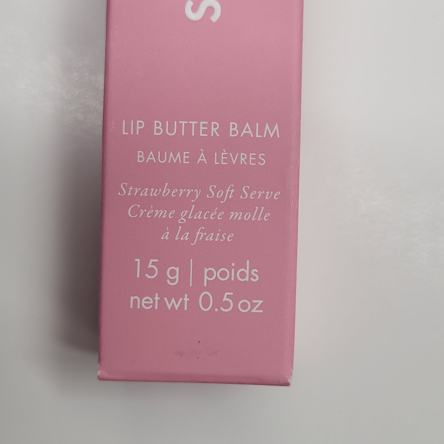 SUMMER FRIDAYS (2 PACK) Lip Butter Balm Strawberry Soft Serve  0.5 oz