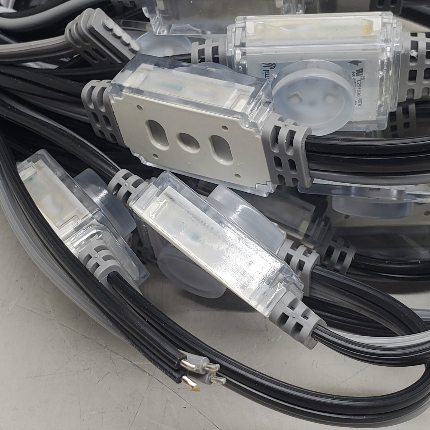 ZA@ JELLYFISH LIGHTING Permanent Outdoor Holiday LED Light Strand 50' JF-LED50-9-4W I