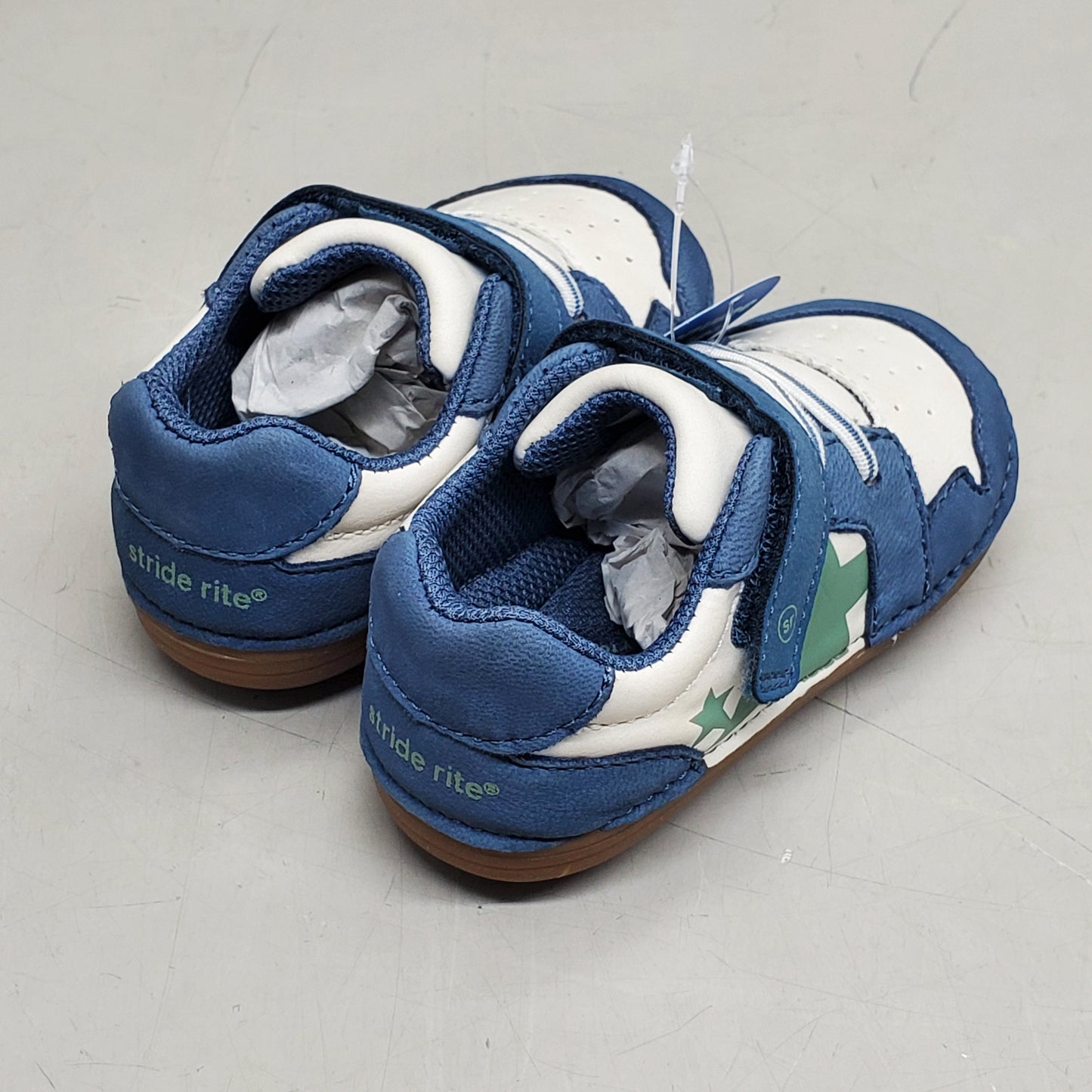 STRIDE RITE SM Waverly Sneaker Shoes Toddler SZ 5M Vintage Indigo BB038409