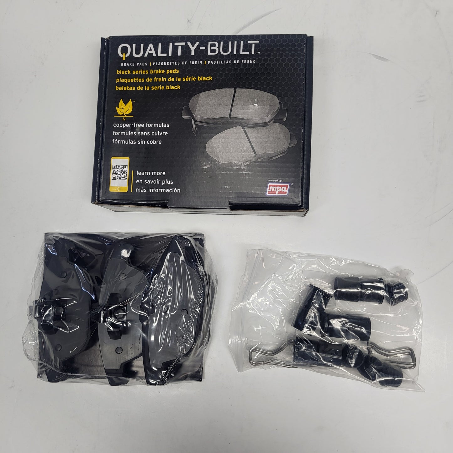 QUALITY-BUILT Semi-Metallic Disc Brake Pad Set Black Rear 1003-1341M