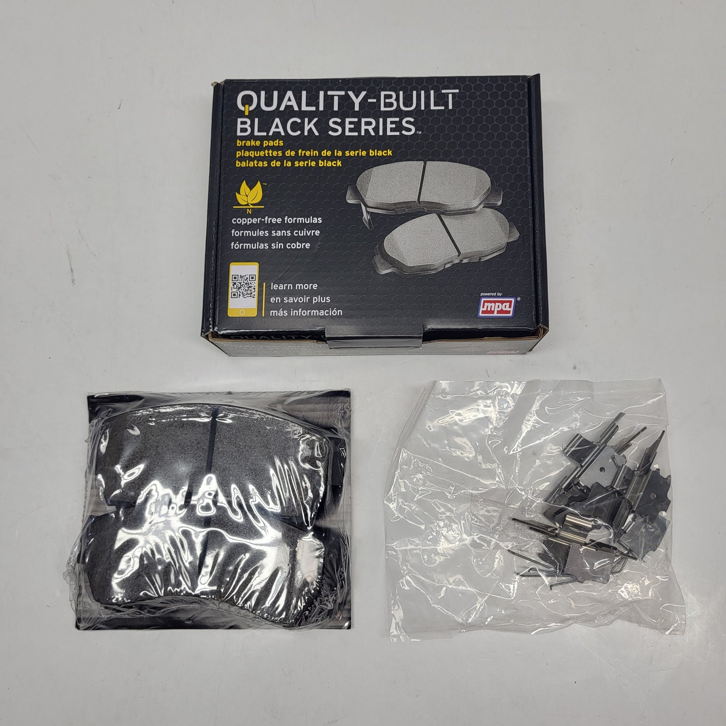 QUALITY-BUILT Ceramic Disc Brake Pad Set Front Black 1003-1164C