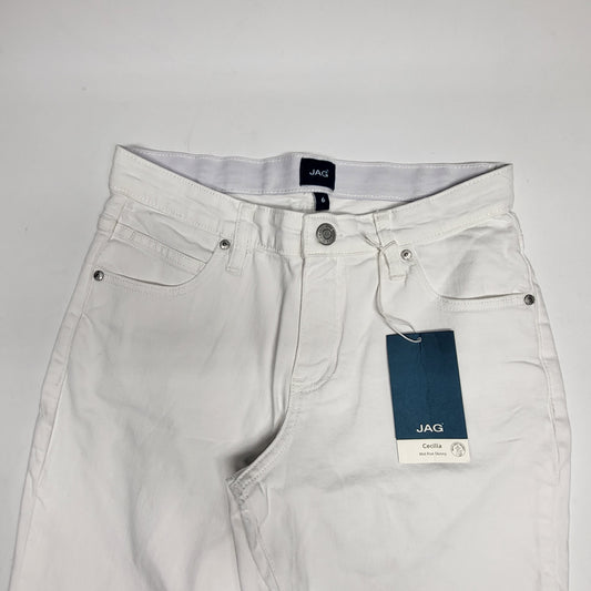 JAG Cecilia Mid Rise Skinny Jeans Womens Sz 6/29 White J2865CBD618