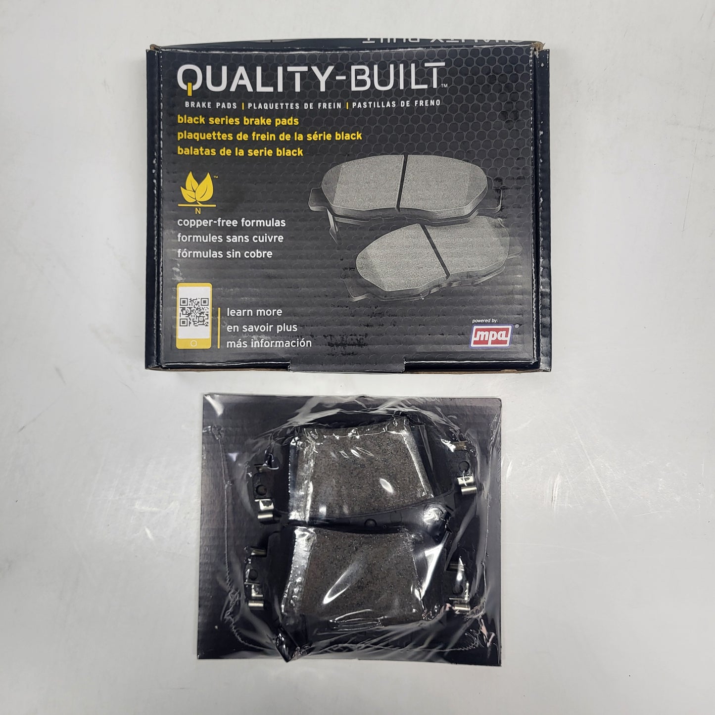 QUALITY-BUILT Ceramic Disc Brake Pad Set Black Rear 1003-1965C