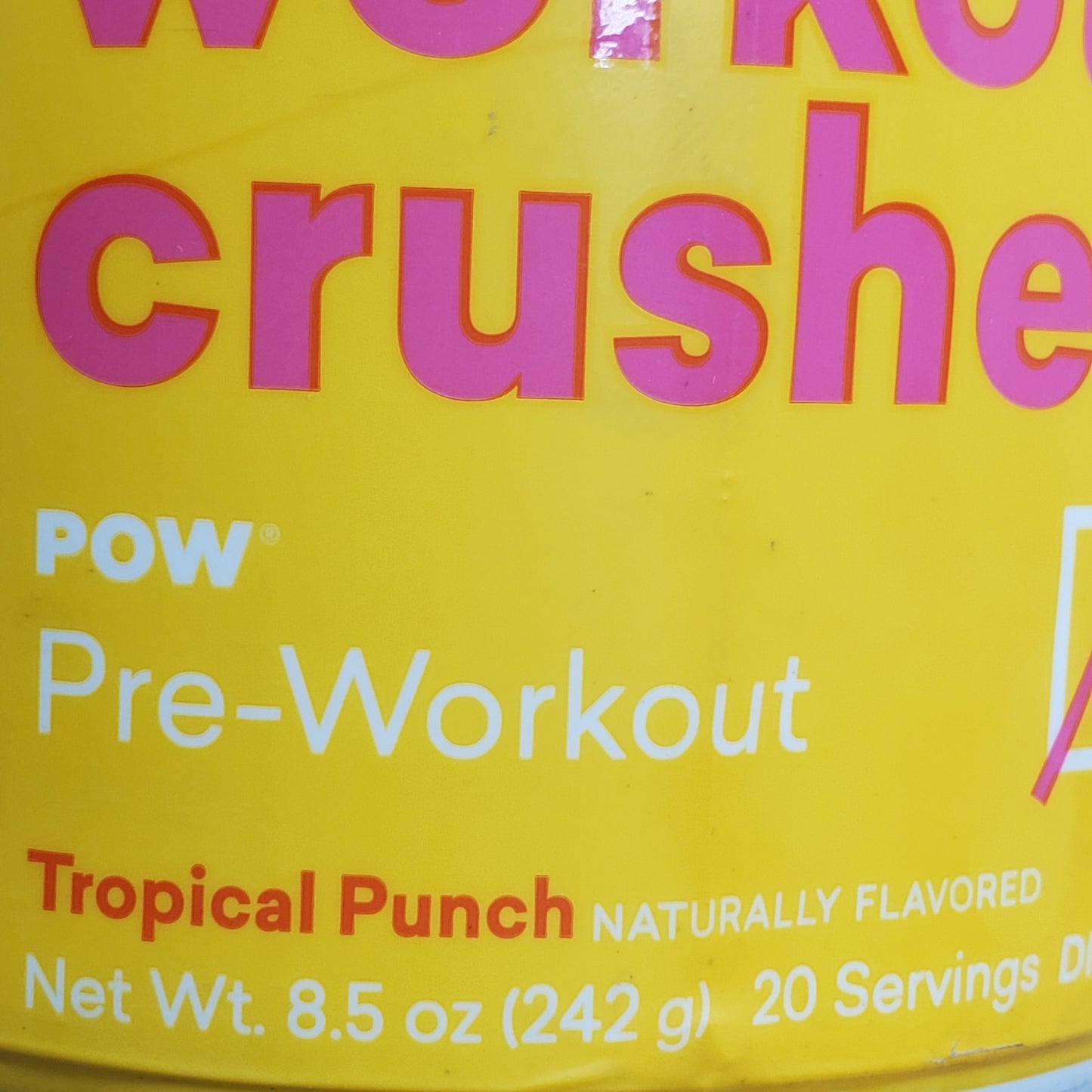 EBOOST Pow Pre-Workout Powder 8.5 oz Tropical Punch BB 10/26