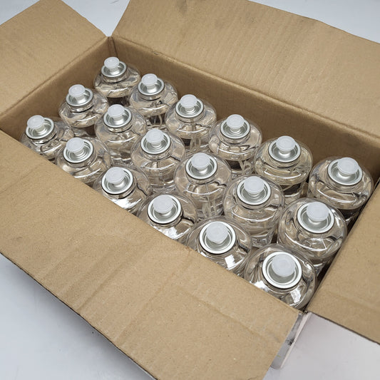 THE LEO LIGHT (36 PACK) Liquid Light Oil Candles 35hr Burn 2.36"x2.67" Clear