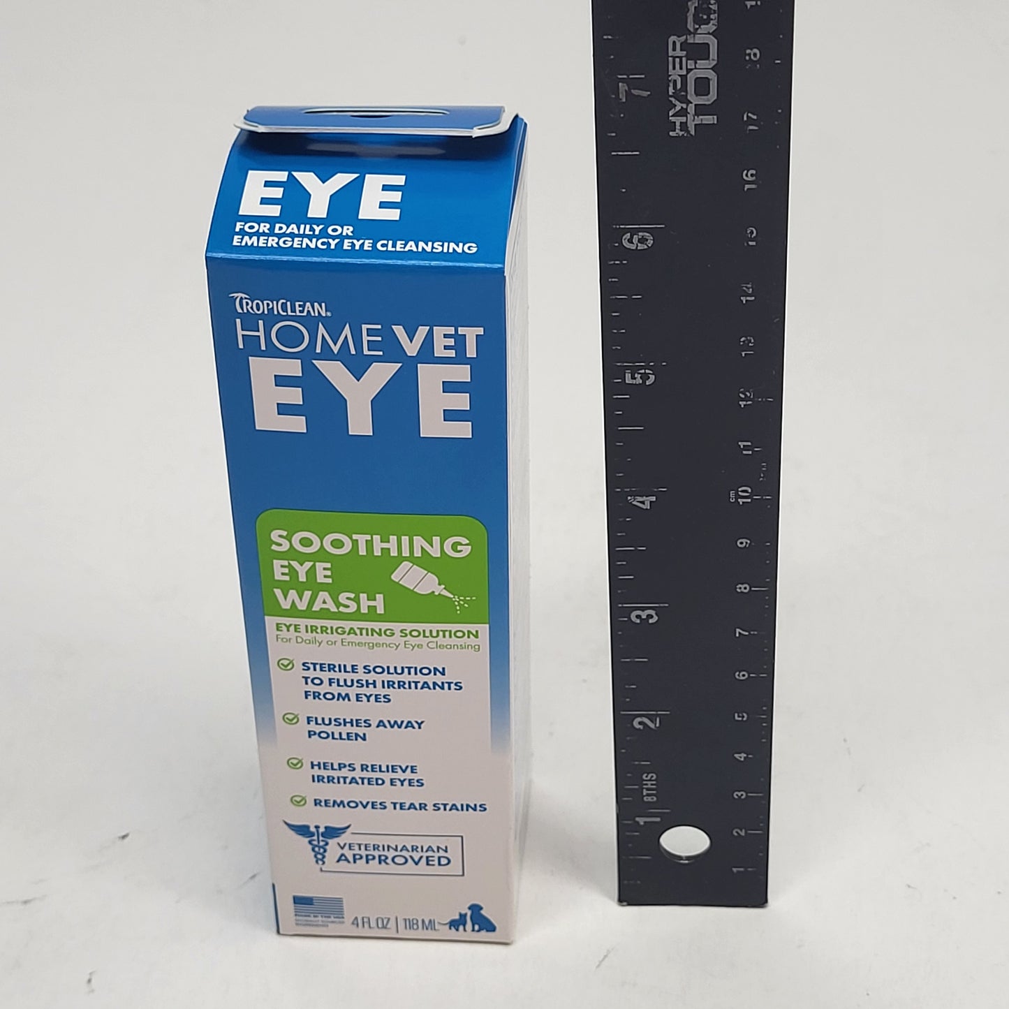 TROPICLEAN (3 PACK) Homevet Soothing Irritation Relieving Pet Eye Wash 4 oz BB 02/28