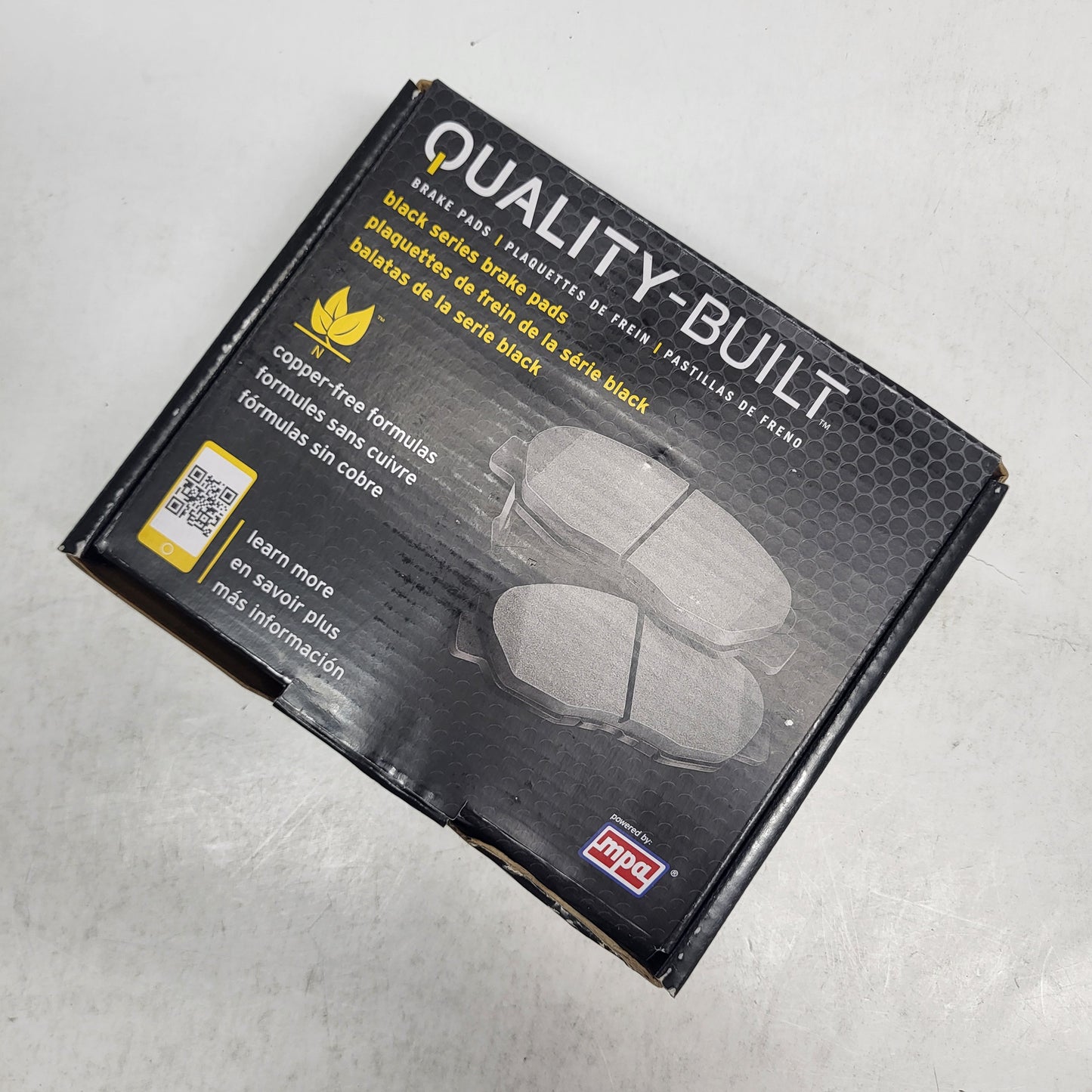 QUALITY-BUILT Ceramic Disc Brake Pad Set Black Front 1003-1454C