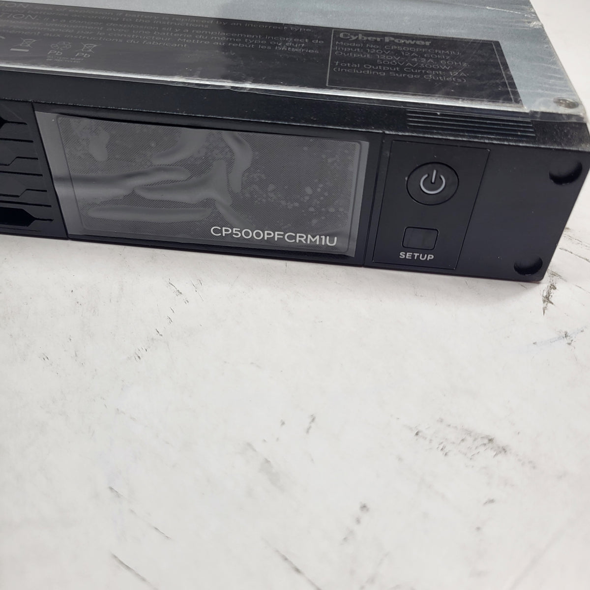 CYBERPOWER Sinewave Rackmount Ups System Battery CP500PFCRM1U